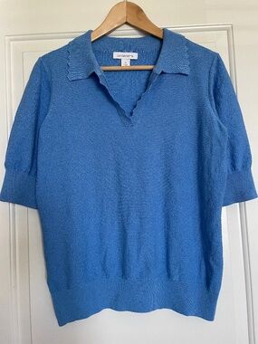 Liz Claiborne collared polo